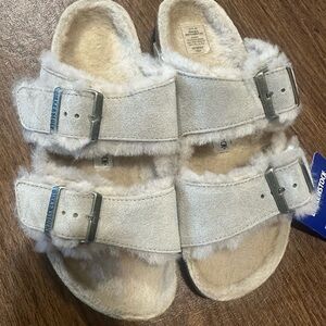 Birkenstock Shearling Sandals 39/8
